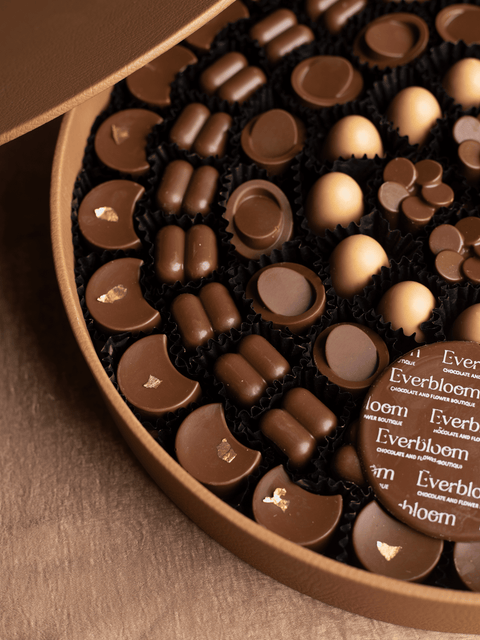 Oval & circle lether tray